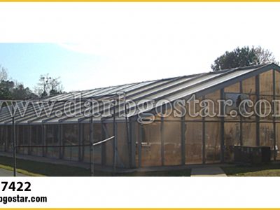 سقف گلخانه با پلی کربنات مدل 7422