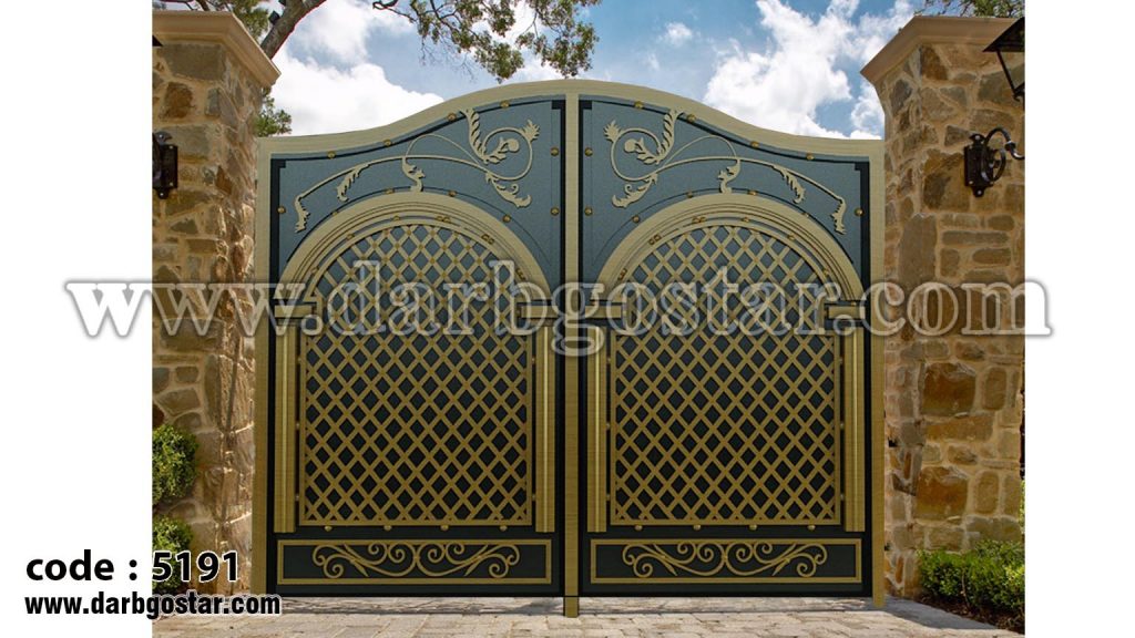درب جالب درب فرفورژه پارکینگ کد درب 5191