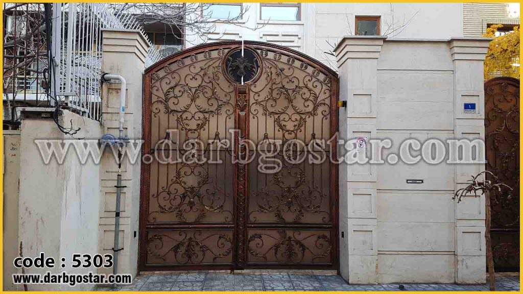 درب فرفورژه درب طرح ترک کد درب 5303