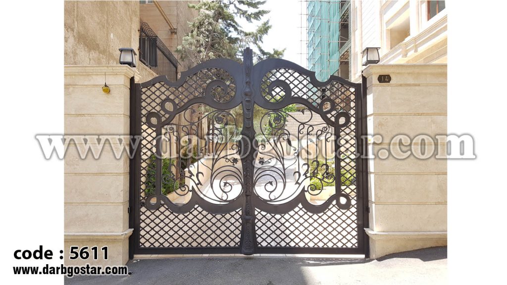 درب یک لنگه پارکینگ کد درب 5611
