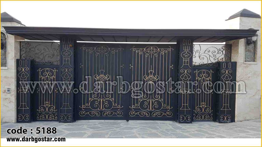 درب فرفورژه پارکینگ درب کد 5188