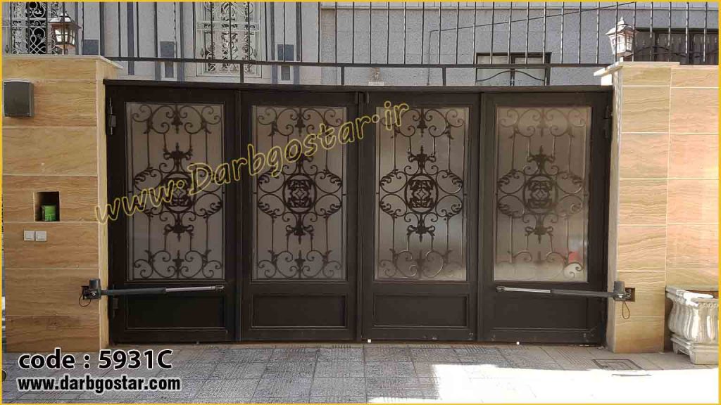 5931C درب چهارلنگه کنترولی