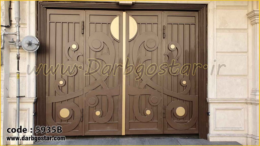 5935B درب پارکینگ کنترولی