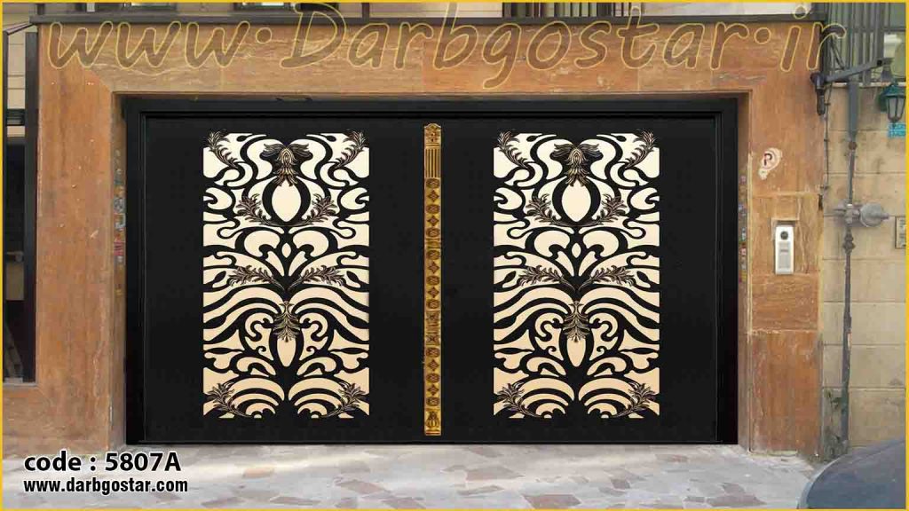 5807A درب مدرن درب حیاط