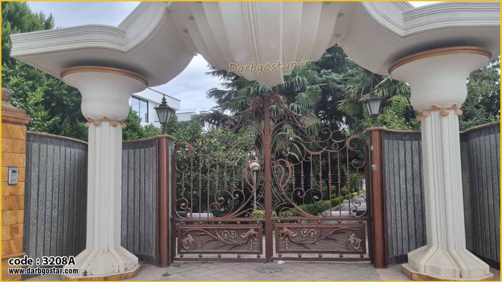 3208A درب فلزی باغی
